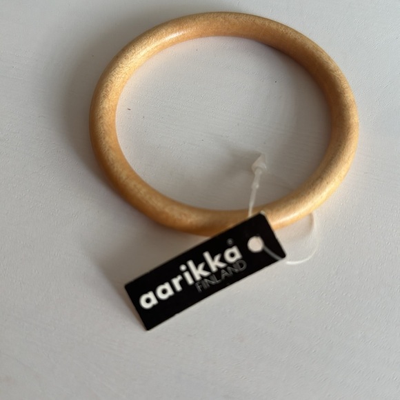 Aarikka Wooden Vintage Bracelet Bangle NWT - Picture 5 of 5